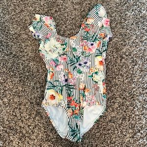 One piece kids bathing suite